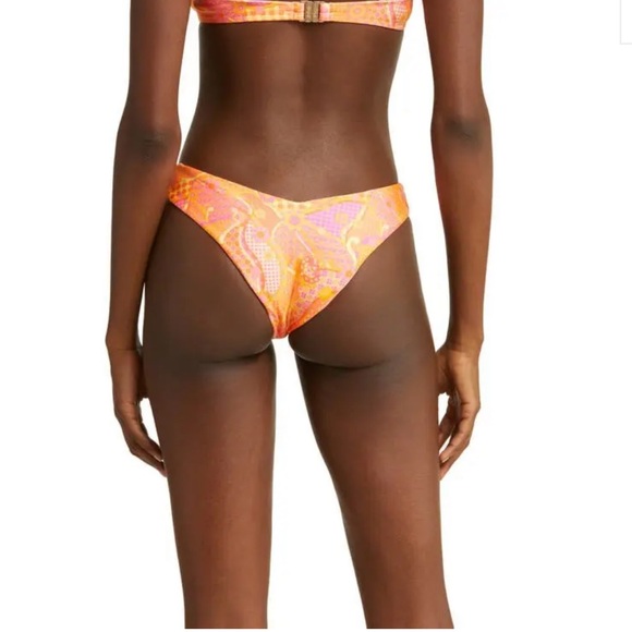 Kulani Kinis Bikini Set - Size S Top/M bottoms | Color: Citrus Sunrise - Picture 5 of 9